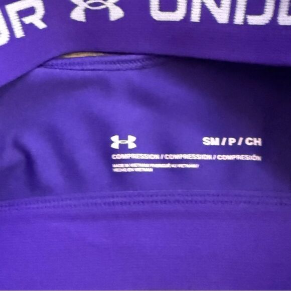 Under Armour Women's Mid Crossback Sports Bra Purple Small - Picture 8 of 8
